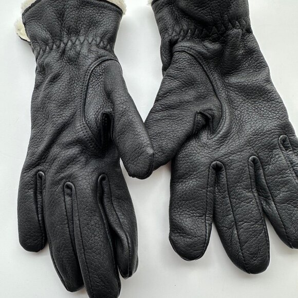 #130 LL BEAN DEER SKIN WOMANS GLOVES SIZE SMALL - Picture 6 of 7